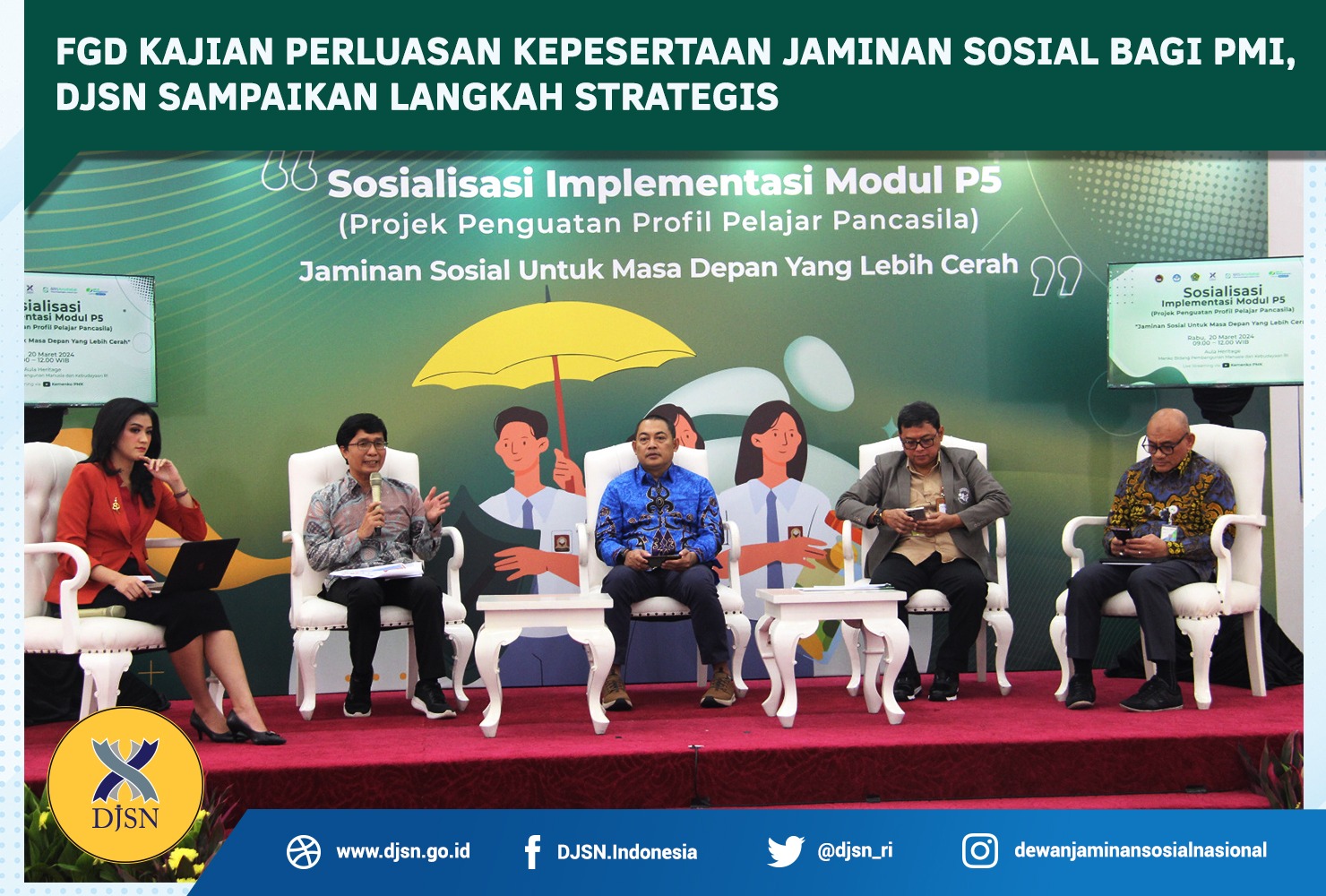 FGD Kajian Perluasan Kepesertaan Jaminan Sosial bagi PMI, DJSN Sampaikan Langkah Strategis